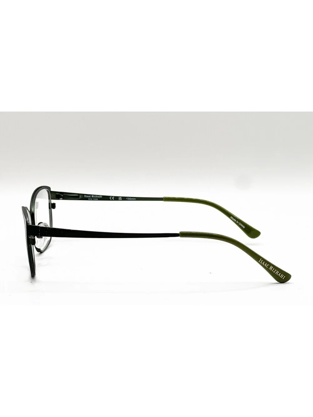 Isaac Mizrahi IM30077 GN Green Cat Eye Authentic Eyeglass Frames 50-16-135